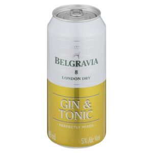 Belgravia Gin & Tonic BELGRANIA DRY GIN & TONIC CAN 440ml