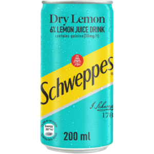 SCHWEPPES DRY LEMON CAN  200ml
