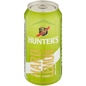 hunters hard lemon HUNTER'S DRY HARD LEMON CAN 440ml