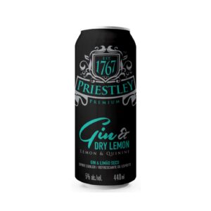 Priestley Gin & Dry Lemon 440ml